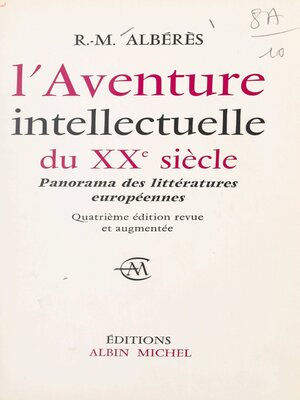 cover image of L'aventure intellectuelle du XXe siècle